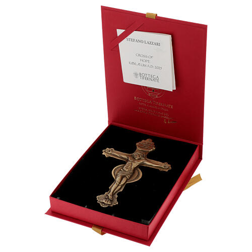 Croix de l'Espérance Bottega Tifernate 20 cm Jubilé 2025 5