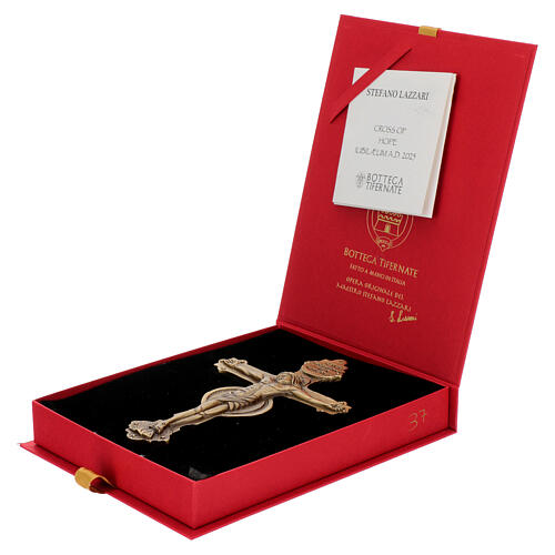 Croix de l'Espérance Bottega Tifernate 20 cm Jubilé 2025 13