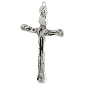 Wall crucifix in stylized brass