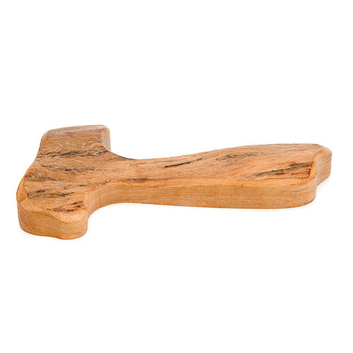 Bright olive wood tau cross, 12 cm 2