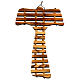 Tau cross in olive wood with prayer in ITALIAN s3