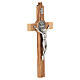 Olive wood Saint Benedict cross s7