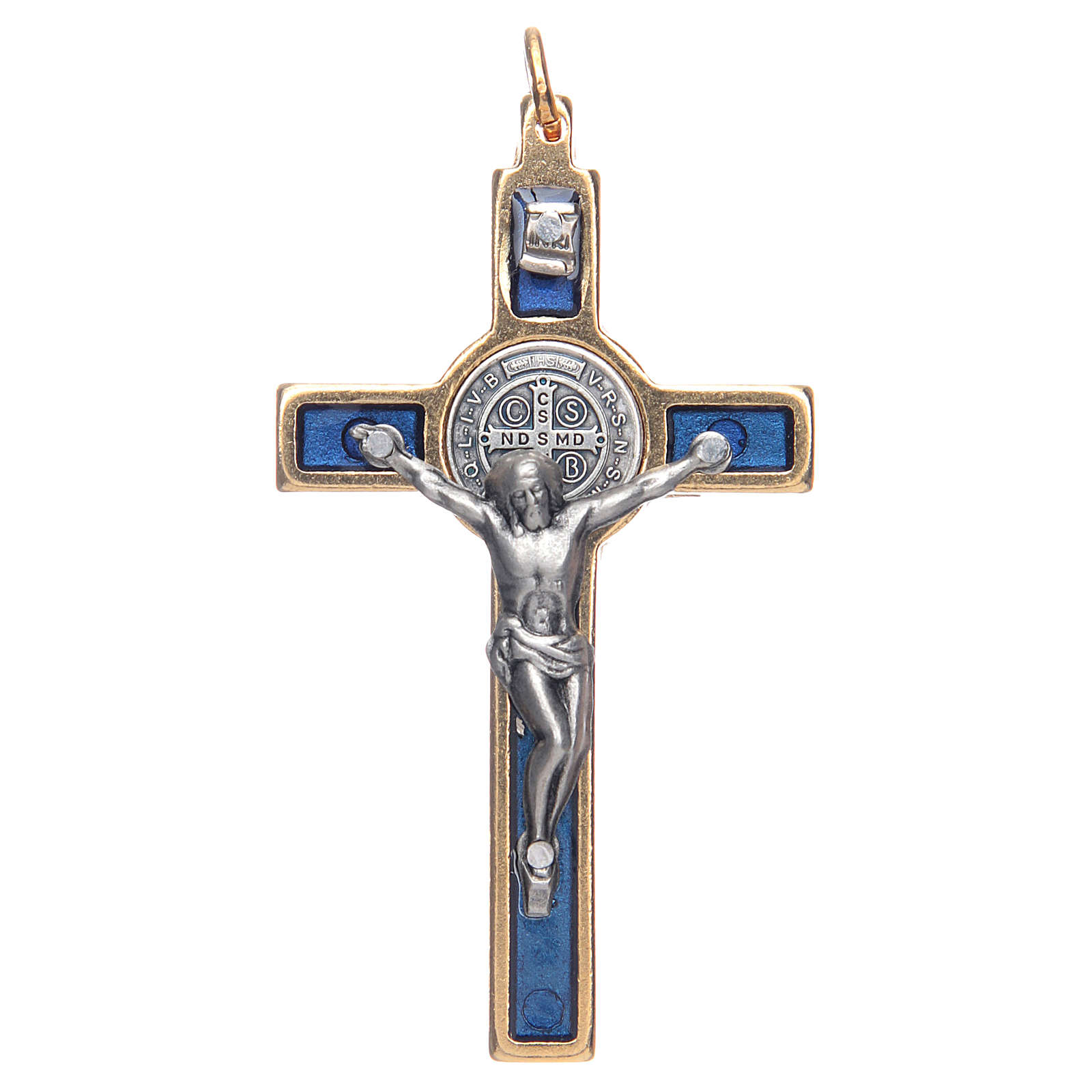 Croce San Benedetto Blu Laccio Vendita Online Su Holyart