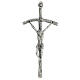 Pastoral cross of Pope John Paul II 38 cm silver plated s1