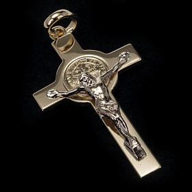 Pingentes, Cruzes, Broches, Correntes: Cruz São Bento pingente ouro 18K Pingentes, Cruzes, Broches, Correntes: Cruz São Bento pingente ouro 18K