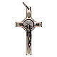 Saint Benedict cross iridescent collier s4