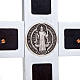Croce San Benedetto Prestige intarsio legno 25 x 12.5 s4