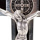 Saint Benedict cross with wood inlays 25x12.5 s2