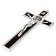 Saint Benedict cross with wood inlays 25x12.5 s3