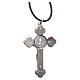 St. Benedict necklace with gothic cross 6x3 s4