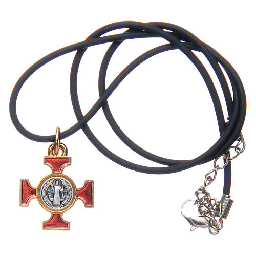 St. Benedict necklace with celtic cross 2x2 5
