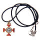 St. Benedict necklace with celtic cross 2x2 s5