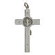 Pendentif croix de Saint Benoit argent 925 s3