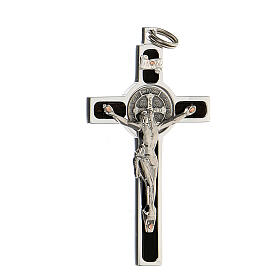Pendente Croce San Benedetto argento 925