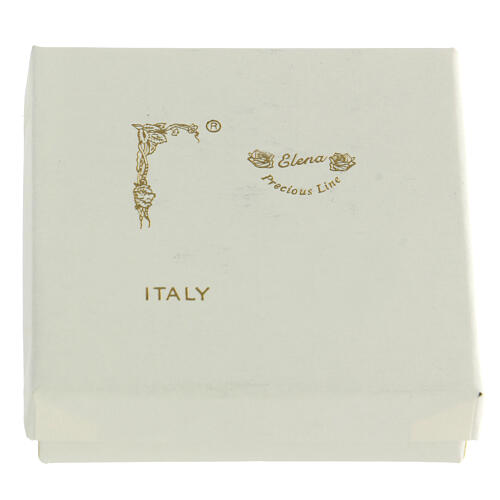 Pendente Croce San Benedetto acciaio, argento 925 4