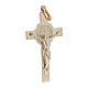 Krzyż świętego Benedykta złoto 14K. s3