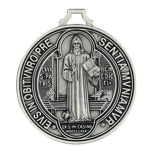 Médaille croix de Saint Benoît 6,5 cm 1