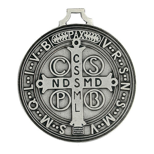 Medalha cruz de São Bento 6,5 cm 2