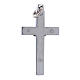 Kreuz von Sankt Benedikt aus Stahl mit polierten Verchromungen, 4 x 2 cm s2