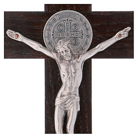 St. Benedict's cross in hickory 25x12 cm