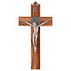 Kreuz von Sankt Benedikt aus Olivenbaumholz, 25 x 12 cm s1