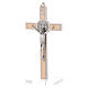 Kreuz von Sankt Benedikt aus Ahornholz mit Sockel, 20 x 10 cm s3
