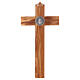 Kreuz von Sankt Benedikt aus Olivenbaumholz, 30 x 15 cm s4
