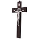 St. Benedict's cross in painted hickory 40x20 cm s3
