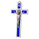 Emailliertes Kreuz von Sankt Benedikt aus Aluminium, 30 x 15 cm s3