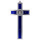Emailliertes Kreuz von Sankt Benedikt aus Aluminium, 30 x 15 cm s4