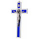 Emailliertes Kreuz von Sankt Benedikt aus Aluminium, 40 x 20 cm s3