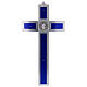 Emailliertes Kreuz von Sankt Benedikt aus Aluminium, 40 x 20 cm s5