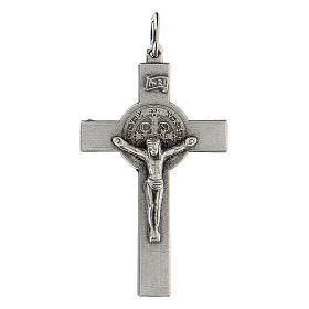 Croce classica San Benedetto 5 cm zama