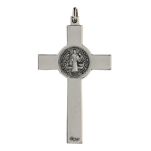 Classic Cross, Saint Bendict in zamak 7 cm 2