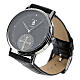 Black wristwatch with Saint Benedict medal in 925 silver s2