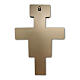 Cruz de San Damián dorada 40x30 cm madera s2