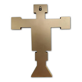Cruz Giotto 40x30 cm impresión en madera