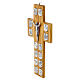 Way of the Cross on olivewood crucifix, 14 metal stations s3