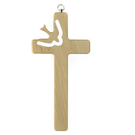 Confirmation cross in hornbeam wood 16x8 cm