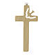 Confirmation cross in hornbeam wood 16x8 cm s3