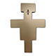 San Damiano cross, golden wood, high-quality print, 40x28 in s2