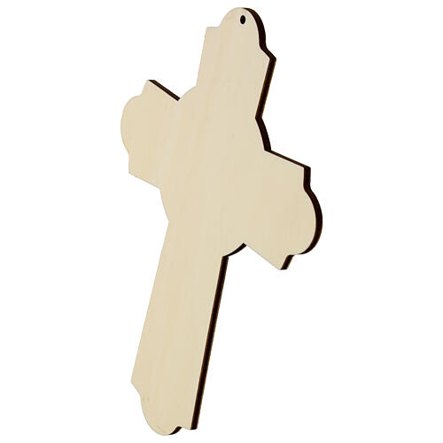 Prayer Cross with parchment 25x15 cm 3