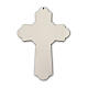 Wooden prayer cross with relief 15x10 cm s2