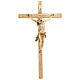 Walder crucifix, bicoloured patinated wood carved in Val Gardena s1