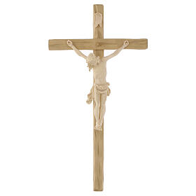 Natural wood crucifix "Walder", Val Gardena