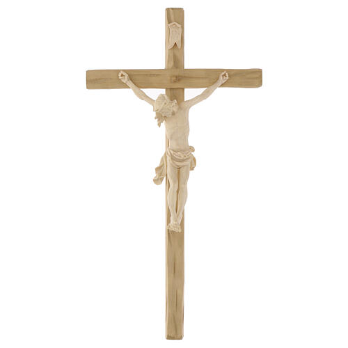 Natural wood crucifix "Walder", Val Gardena 1