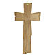 Meditation cross, bicoloured patinated wood, Val Gardena s3