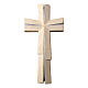 Meditation cross, silver finish, Val Gardena s1