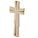 Meditation cross, golden finish, Val Gardena wood s2