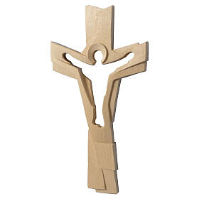 Cross of the Passion, natural wood, Val Gardena